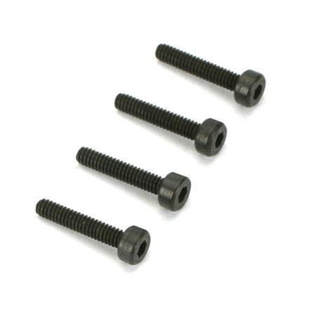 Dubro Products 3.0 mm x 50 Socket Head Cap Screws, Black Oxide - Pack of 4 DUB2271